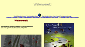 What Waterwereld.nu website looked like in 2019 (4 years ago)