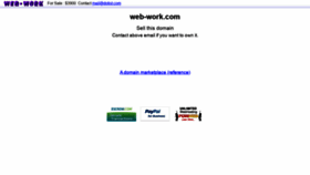 What Web-work.com website looked like in 2019 (4 years ago)