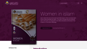 What Womeninislam.ws website looked like in 2019 (4 years ago)