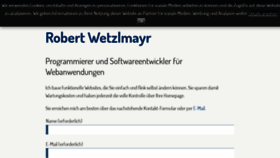 What Wetzlmayr.at website looked like in 2019 (4 years ago)