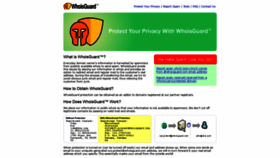 What Whoisguard.com website looked like in 2019 (4 years ago)
