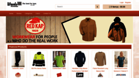 What Woodsmenswear.com website looked like in 2019 (4 years ago)