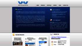 What Webandweb.com website looked like in 2019 (4 years ago)