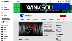 What Winksound.com website looked like in 2019 (4 years ago)