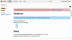 What Wiki.studforum.net website looked like in 2019 (4 years ago)
