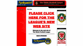 What Welshleague.org.uk website looked like in 2019 (4 years ago)