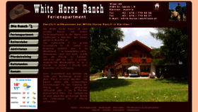 What White-horse-ranch.com website looked like in 2019 (4 years ago)