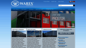 What Warex.cz website looked like in 2019 (4 years ago)
