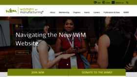 What Womeninmanufacturing.org website looked like in 2019 (5 years ago)