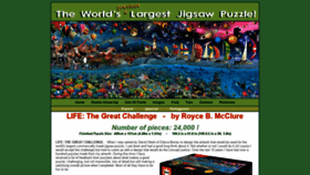 What Worldslargestpuzzle.com website looked like in 2019 (4 years ago)