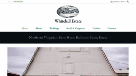 What Whitehallweddings.com website looked like in 2019 (4 years ago)