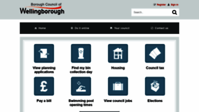 What Wellingborough.gov.uk website looked like in 2019 (4 years ago)