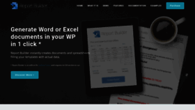 What Wpreportbuilder.com website looked like in 2019 (4 years ago)