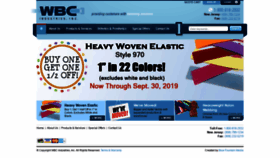 What Wbcindustries.com website looked like in 2019 (4 years ago)