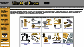 What Worldofbrass.co.uk website looked like in 2019 (4 years ago)