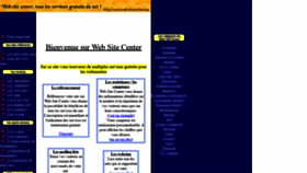 What Websitecenter.org website looked like in 2019 (4 years ago)