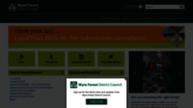 What Wyreforestdc.gov.uk website looked like in 2019 (4 years ago)