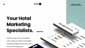 What Wihphotel.com website looked like in 2019 (4 years ago)
