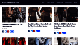 What Wardrobelooks.com website looked like in 2019 (5 years ago)