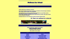 What Wellness-kur-urlaub.de website looked like in 2019 (4 years ago)