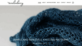 What Woolenberry.com website looked like in 2019 (4 years ago)