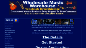 What Wholesalemusicwarehouse.com website looked like in 2019 (4 years ago)