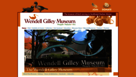 What Wendellgilleymuseum.org website looked like in 2019 (4 years ago)