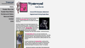 What Wynterwynd.com website looked like in 2019 (6 years ago)