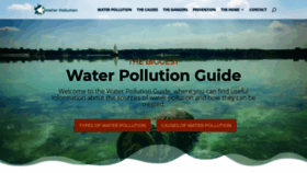 What Water-pollution.org.uk website looked like in 2019 (4 years ago)