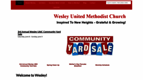 What Wesleyumcwausauwi.org website looked like in 2019 (4 years ago)