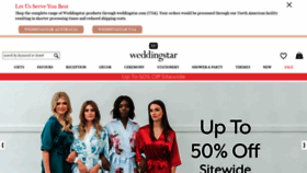 What Weddingstar.com.au website looked like in 2019 (4 years ago)