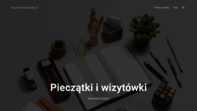 What Wizytowki-pieczatki.pl website looked like in 2019 (4 years ago)