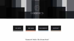 What Work.cammebys.com website looked like in 2019 (4 years ago)