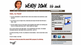 What Wendydown.com website looked like in 2019 (4 years ago)