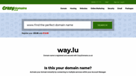 What Way.lu website looked like in 2019 (4 years ago)