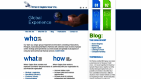 What Whereeaglessoar.com website looked like in 2019 (5 years ago)