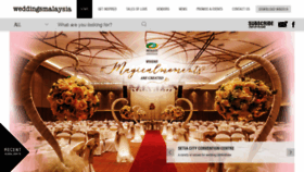 What Weddingsmalaysia.com website looked like in 2019 (4 years ago)