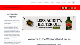 What Woolworthsmuseum.co.uk website looked like in 2019 (4 years ago)