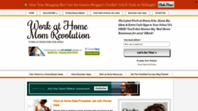What Workathomemomrevolution.com website looked like in 2019 (4 years ago)