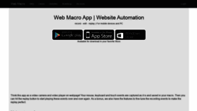 What Webmacro.net website looked like in 2019 (4 years ago)
