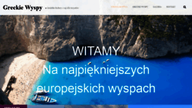 What Wyspygreckie.info.pl website looked like in 2019 (4 years ago)