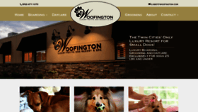 What Woofington.com website looked like in 2019 (6 years ago)