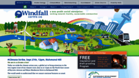 What Windfallcentre.ca website looked like in 2019 (4 years ago)