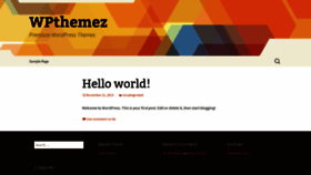 What Wpthemez.com website looked like in 2019 (4 years ago)