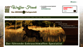 What Waffen-frank.de website looked like in 2019 (4 years ago)