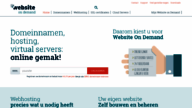 What Websiteondemand.nl website looked like in 2019 (4 years ago)