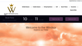 What Windsorgolfresort.com website looked like in 2019 (4 years ago)