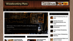 What Woodworkingplansprojects.com website looked like in 2019 (4 years ago)
