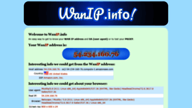 What Wanip.info website looked like in 2019 (4 years ago)