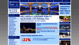 What Wellnesstour.cz website looked like in 2019 (4 years ago)